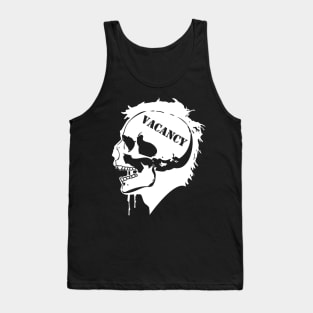 Cranial Vacancy logo white Tank Top